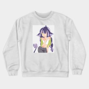 Snibs purple hair Crewneck Sweatshirt